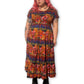 90’s/Y2K Boho Print Maxi Dress (XL/1X)