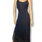 90’s/Y2K Black Mesh Layered Maxi Dress (L)
