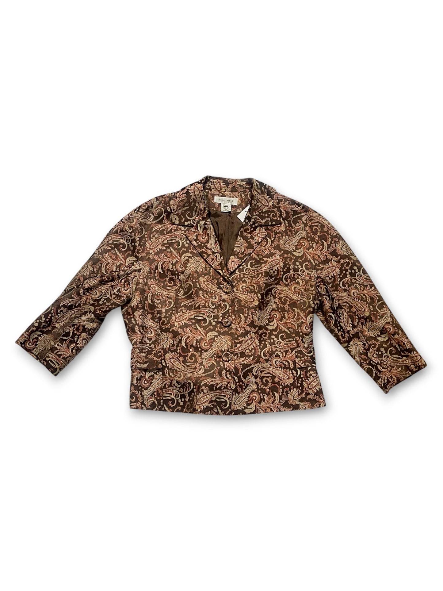 90’s Paisley Brocade Blazer (XL)