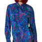 90’s Alfred Dunner Blue Paisley Print Blouse (L)