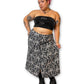 Y2K Leafy Print Midi Skirt (2X/3X)