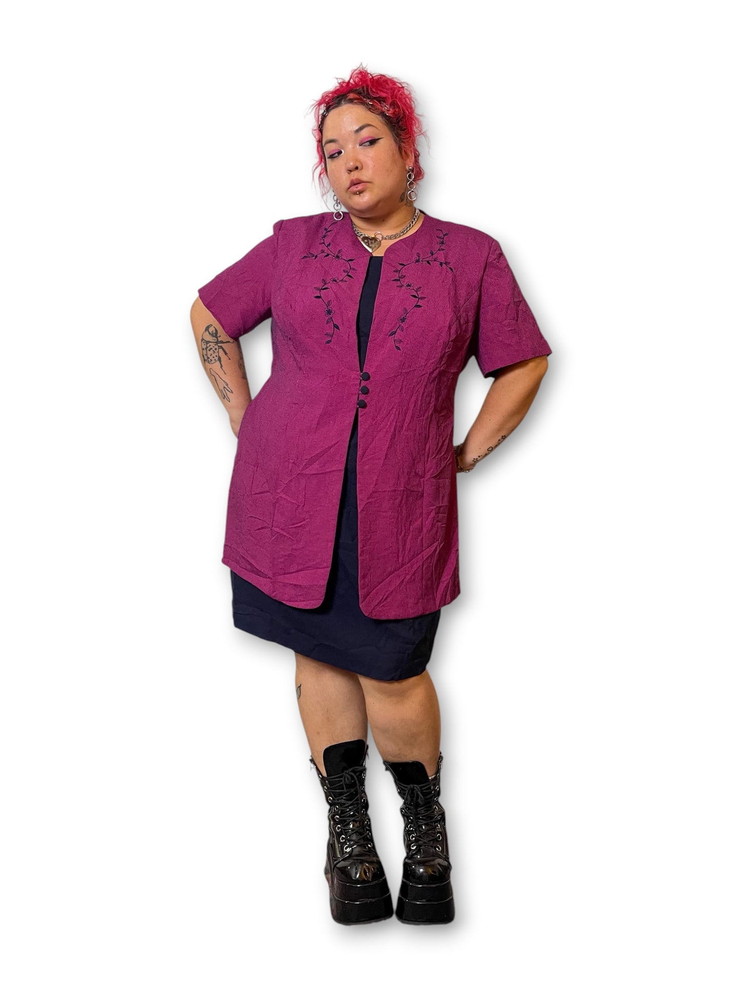 90’s Retro Grunge Pencil Dress (3X)