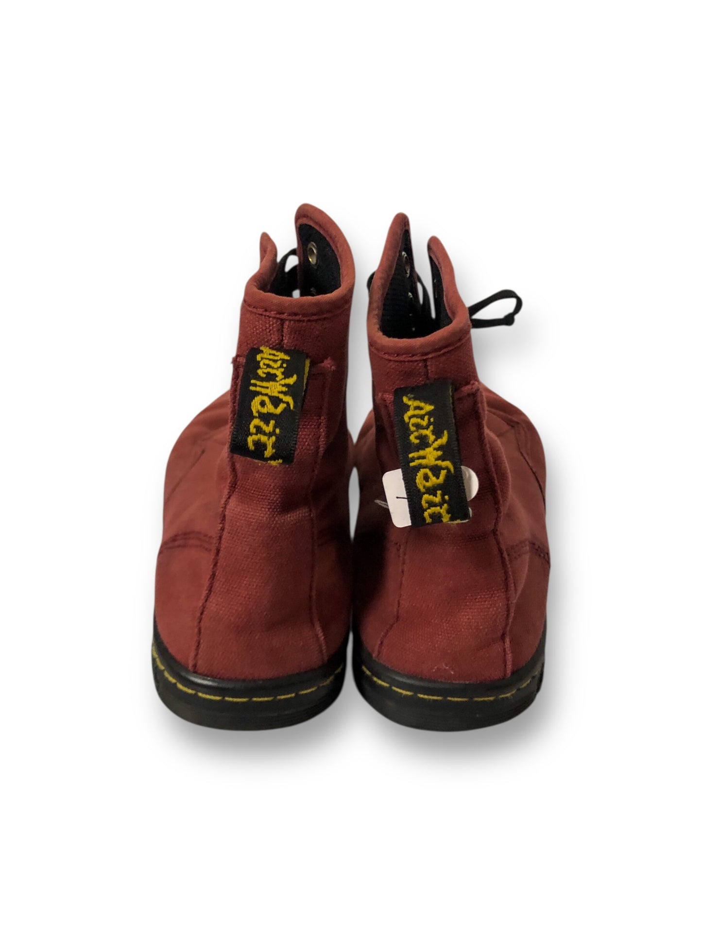 Dr. Martens Burgundy Shoreditch Canvas Sneakers (9)