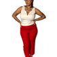 80’s/90’s Haberdashery by Personal Cherry Red Pants (XL)
