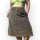 70’s Clubhouse II Light Brown Corduroy Skirt (2X)