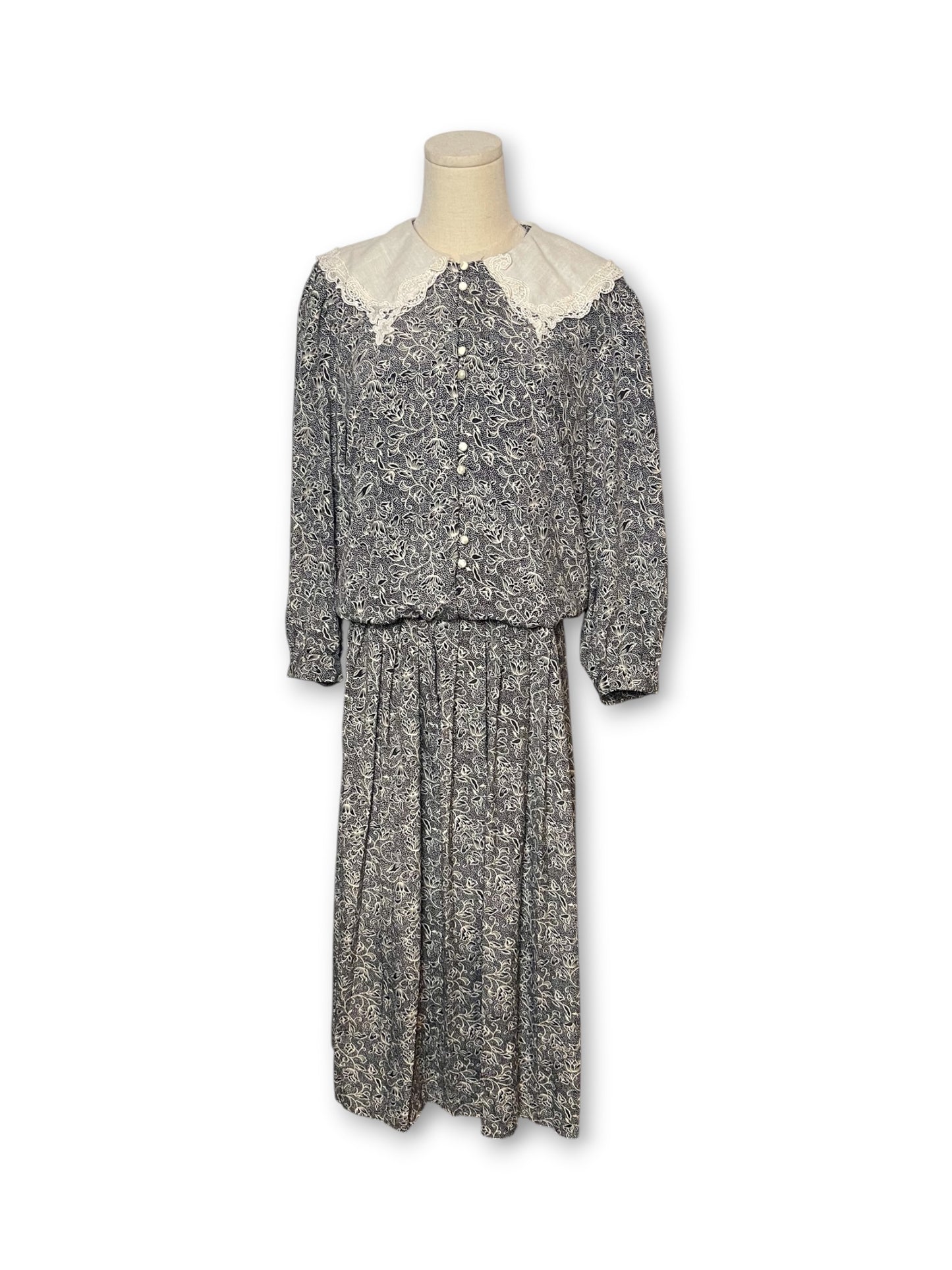 80’s Grunge Coquette Shirt Dress (XL)