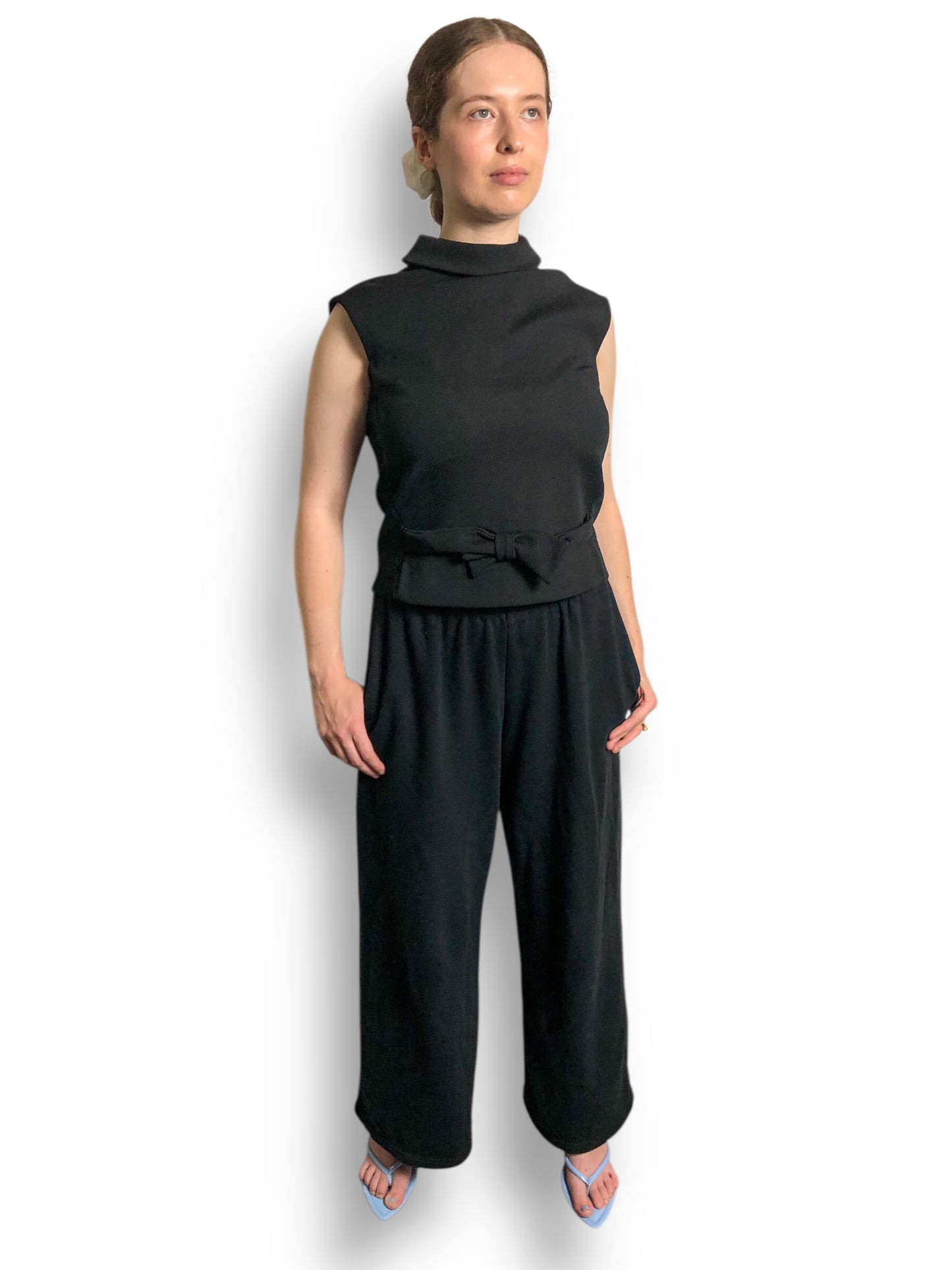 60’s/70’s Catalina Black Retro Top (M)