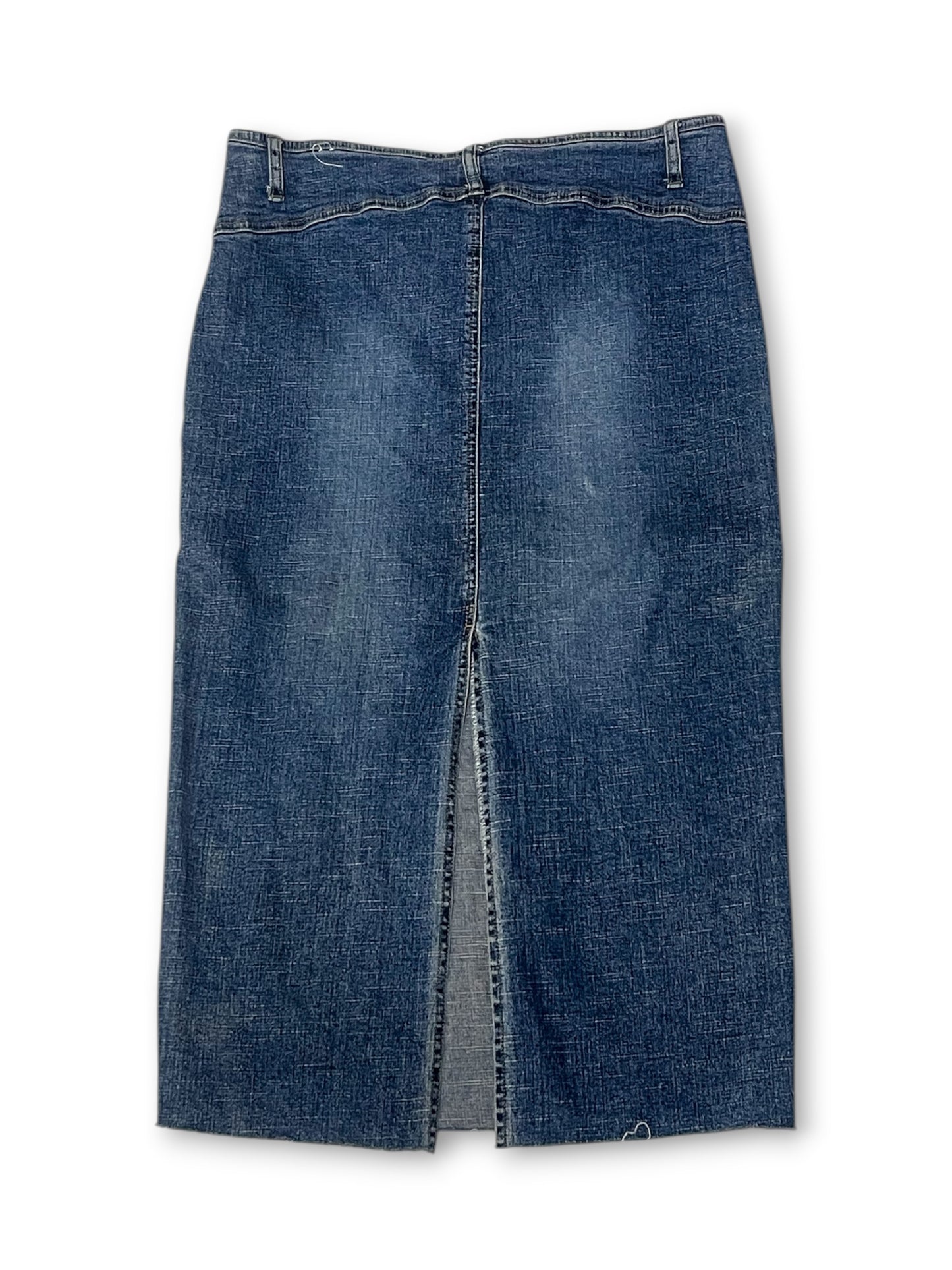 Y2K Lace-Up Denim Skirt (M/L)