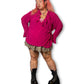 Y2K Sheer Ruffled Cardigan (5X)