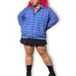 Y2K/Modern National Blue Plaid Shacket (3X)