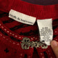 90’s/Y2K Croft & Barrow Red Patterned Cardigan Sweater (XL)