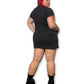 Y2K Emo Mini Dress (XL)