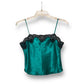 80’s Private Editions Teal Satin Lingerie Tank Top (S)