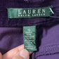 Y2K Ralph Lauren Purple Velvet Pants (XL)