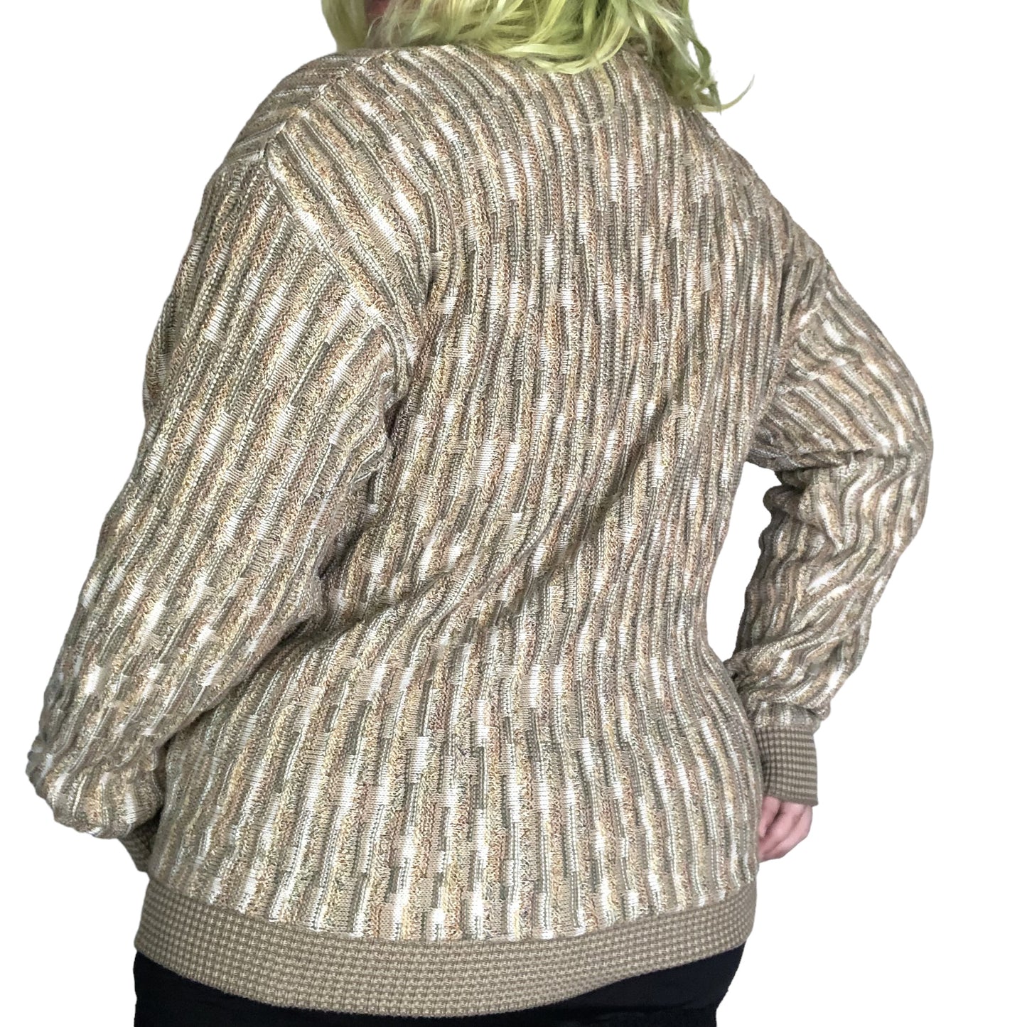 90’s Shenandoah Khaki Knit Sweater (L/XL)