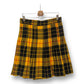90’s Carole Little Yellow Tartan Plaid Pleated Skirt (L/XL)