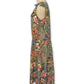 80’s/90’s Retro Tropical Midi Dress (XL/1X)
