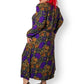 80’s Jessica Howard by Mitchell Rodbell Black Floral Print 2-Piece Set (2X)