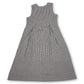 Y2K Black and White Gingham Maxi Dress (L/XL)