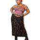 90’s Beaded Silk Midi Skirt (1X/2X/3X)