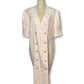 80’s Baby Pink Retro Shift Dress (1X)