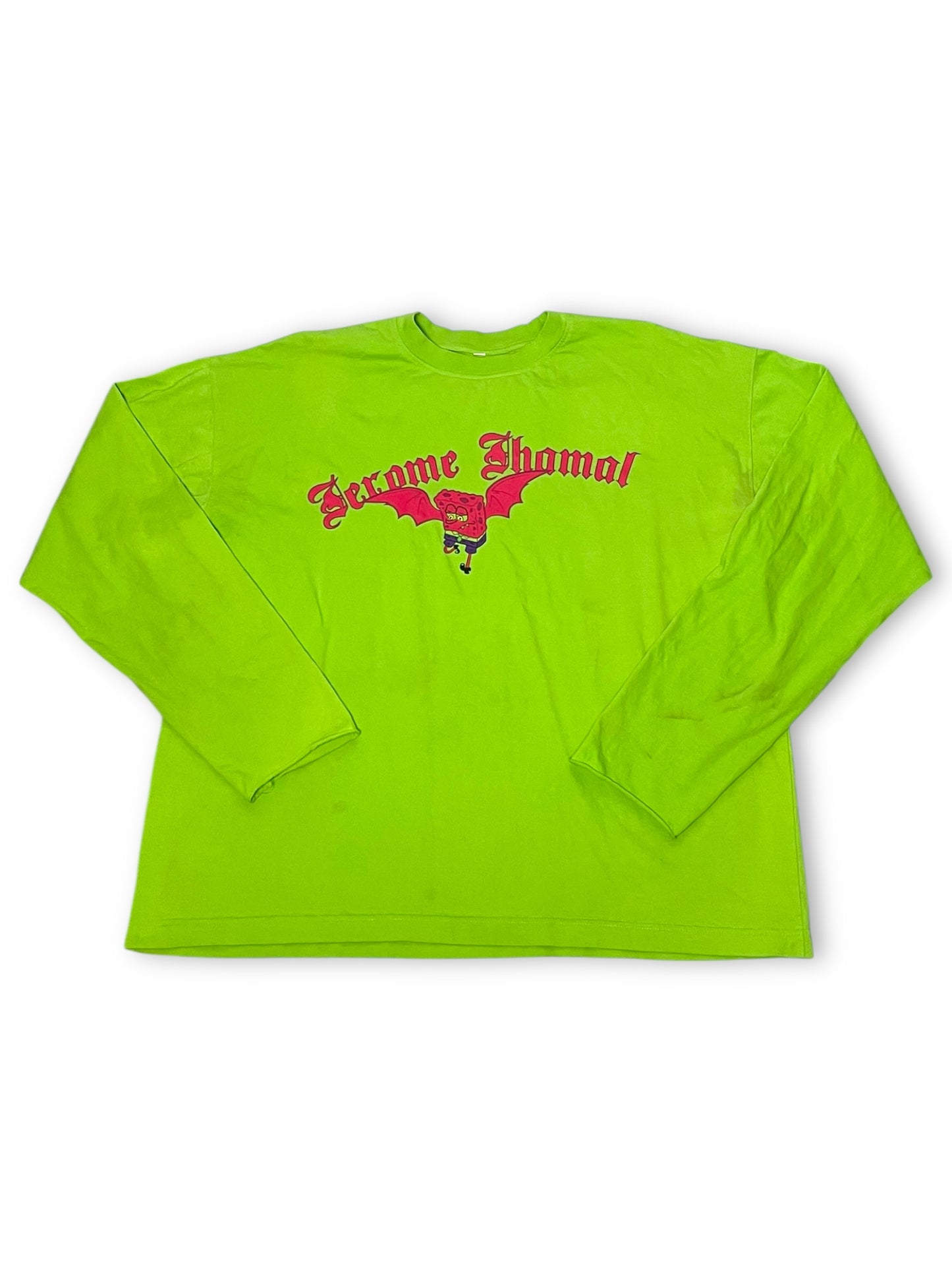 Jerome Jhamal SpongeBob Graphic Long Sleeve Shirt (M)