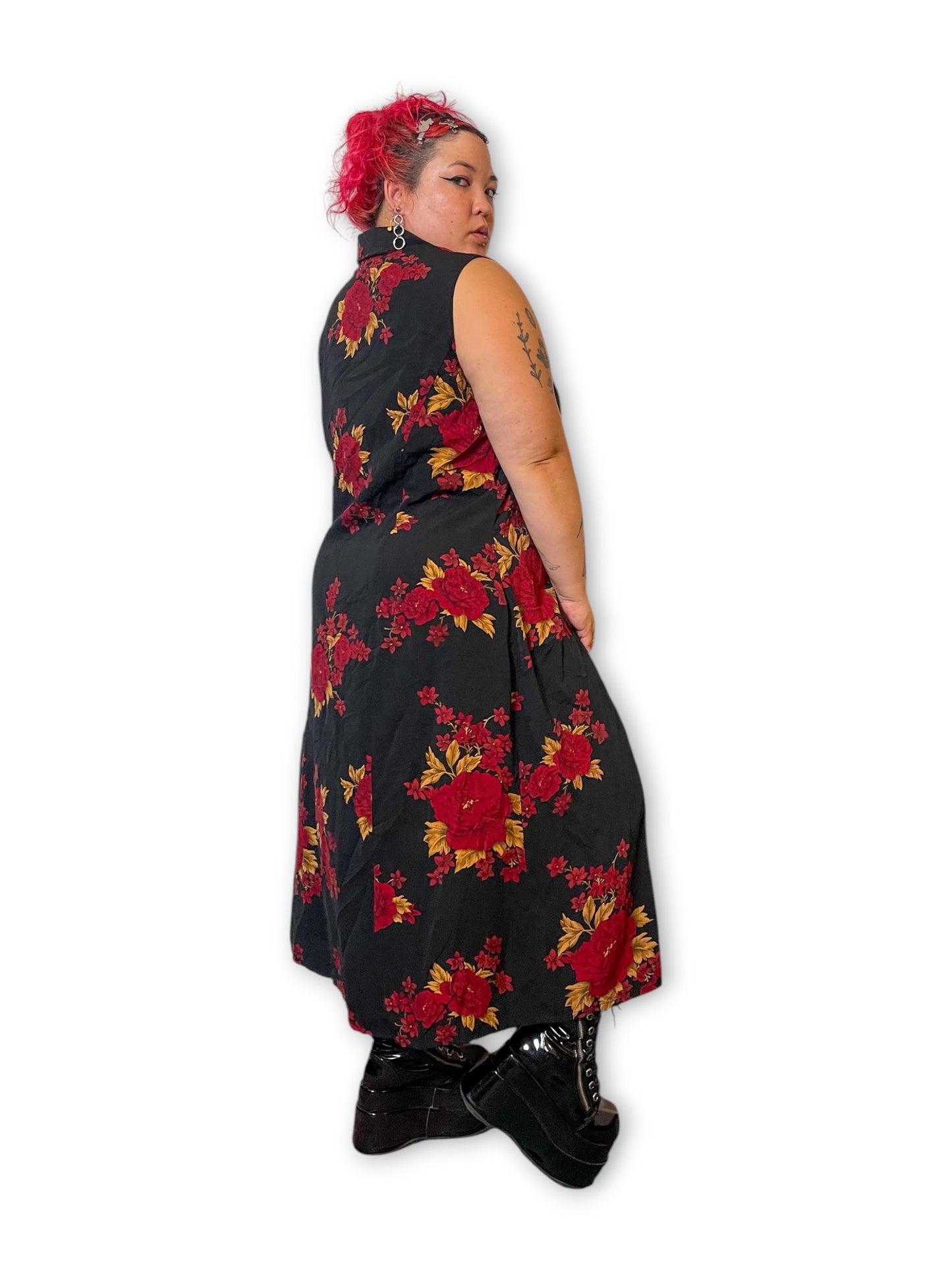 90’s/Y2K Boho Grunge Maxi Dress (3X)