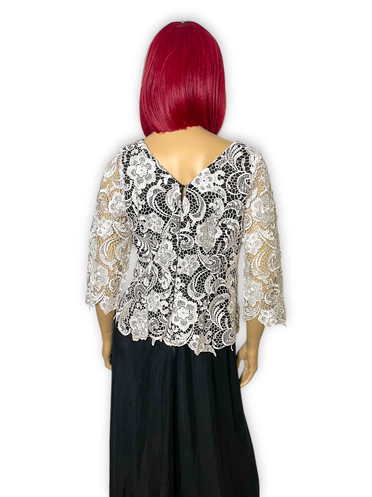 90’s Alex Evenings Retro Maxi Dress (M)