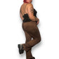 Y2K City Girl by Nancy Bolen Brown Pants (2X)