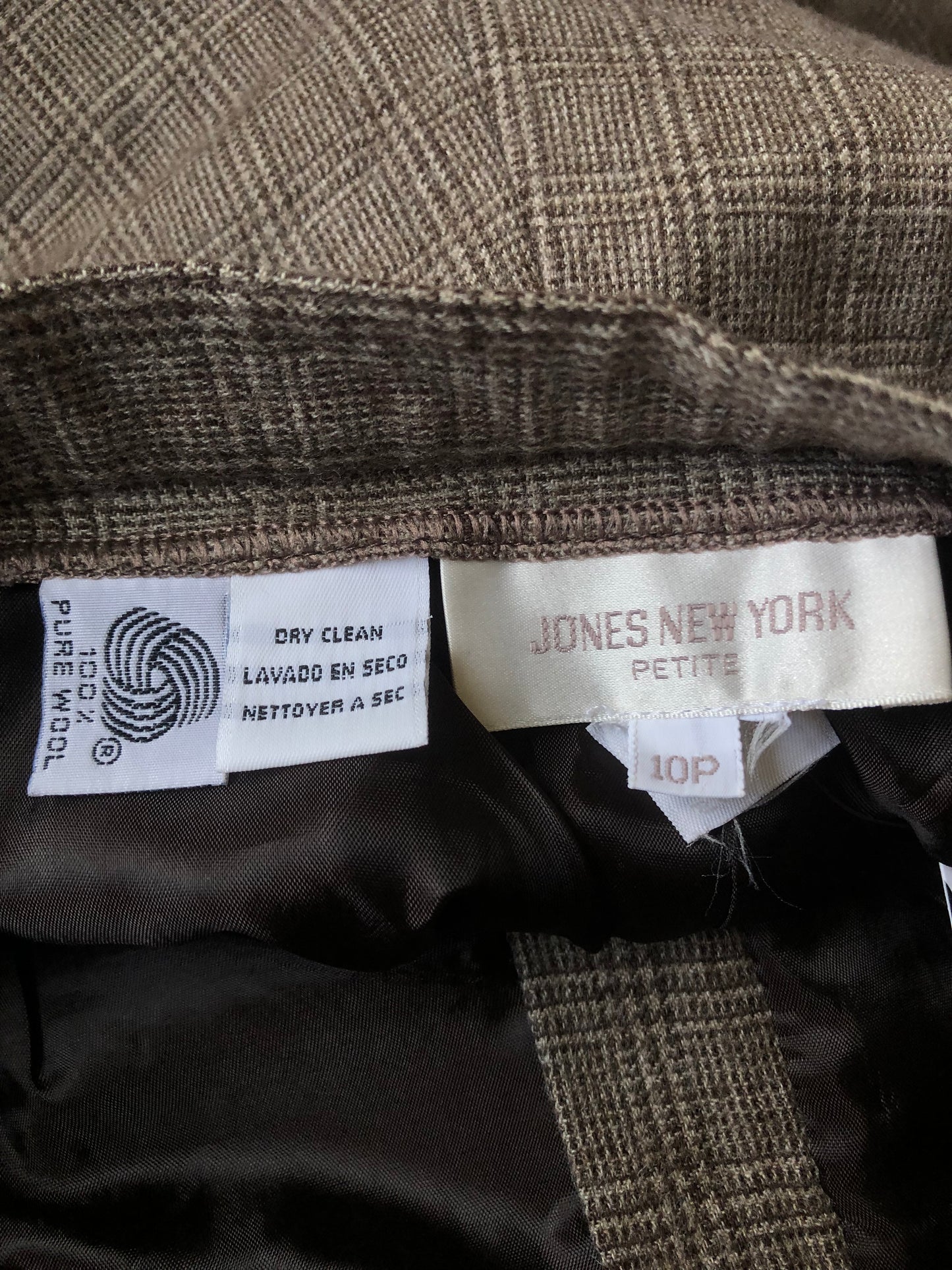 80’s/90’s Jones New York Plaid Pleated Trousers (M)