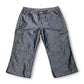 90’s/Y2K Shiny Cropped Cargo Pants (1X/2X)