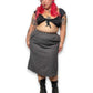 70’s/80’s Gray Wool Pencil Skirt (1X)