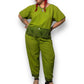 90’s/Y2K Mlle Gabrielle Olive Green 2-Piece Set (3X)