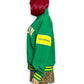 90’s/Y2K Oregon Ducks Green Zip-Up Jacket (L)