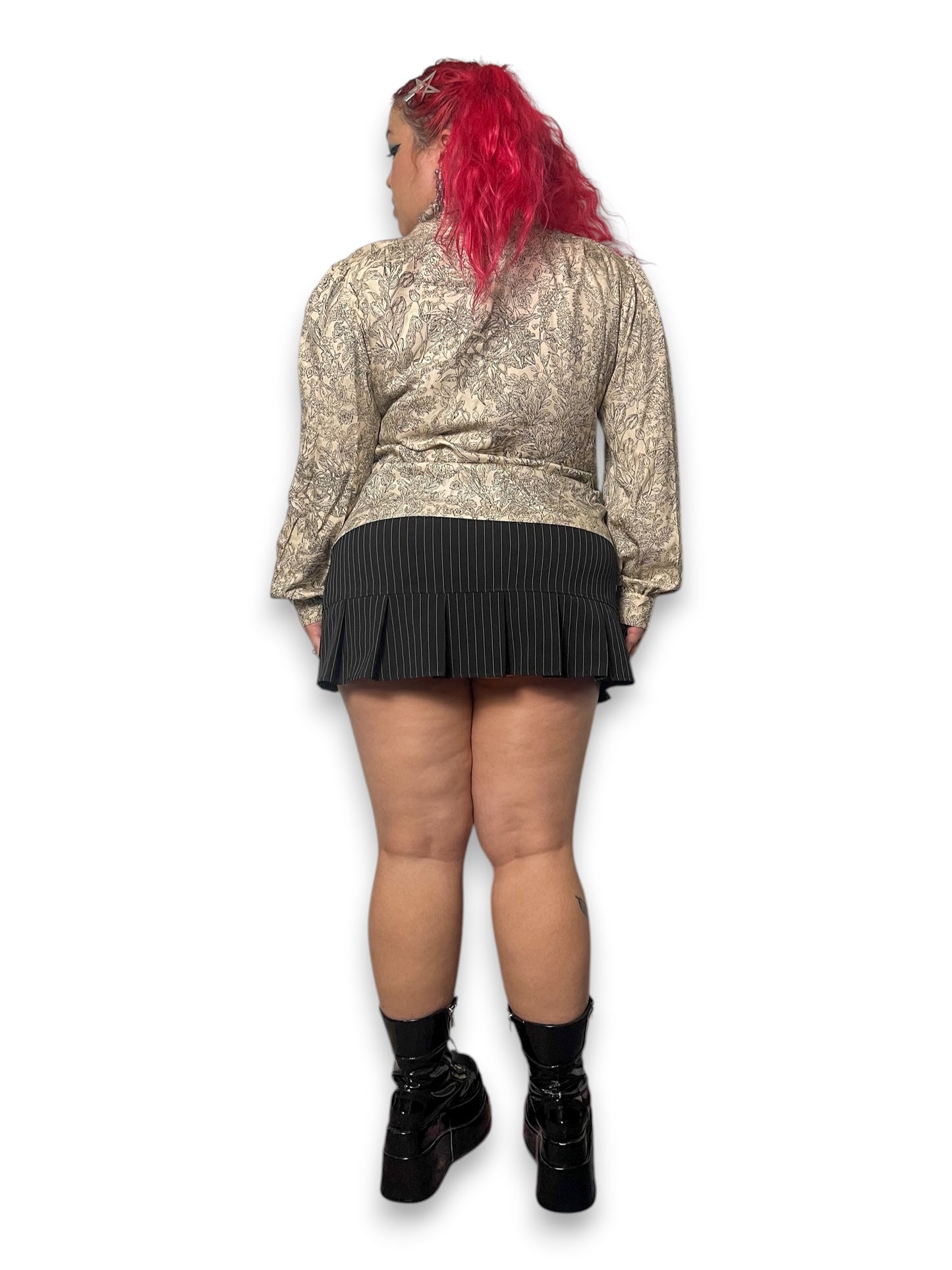 80’s/90’s Geoffrey Alexander for Private Agenda Print Blouse (L/XL)