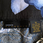 90’s/Y2K Grace Elements Black and Blue Floral Watercolor A-Line Skirt (M)