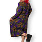 80’s Jessica Howard by Mitchell Rodbell Black Floral Print 2-Piece Set (2X)