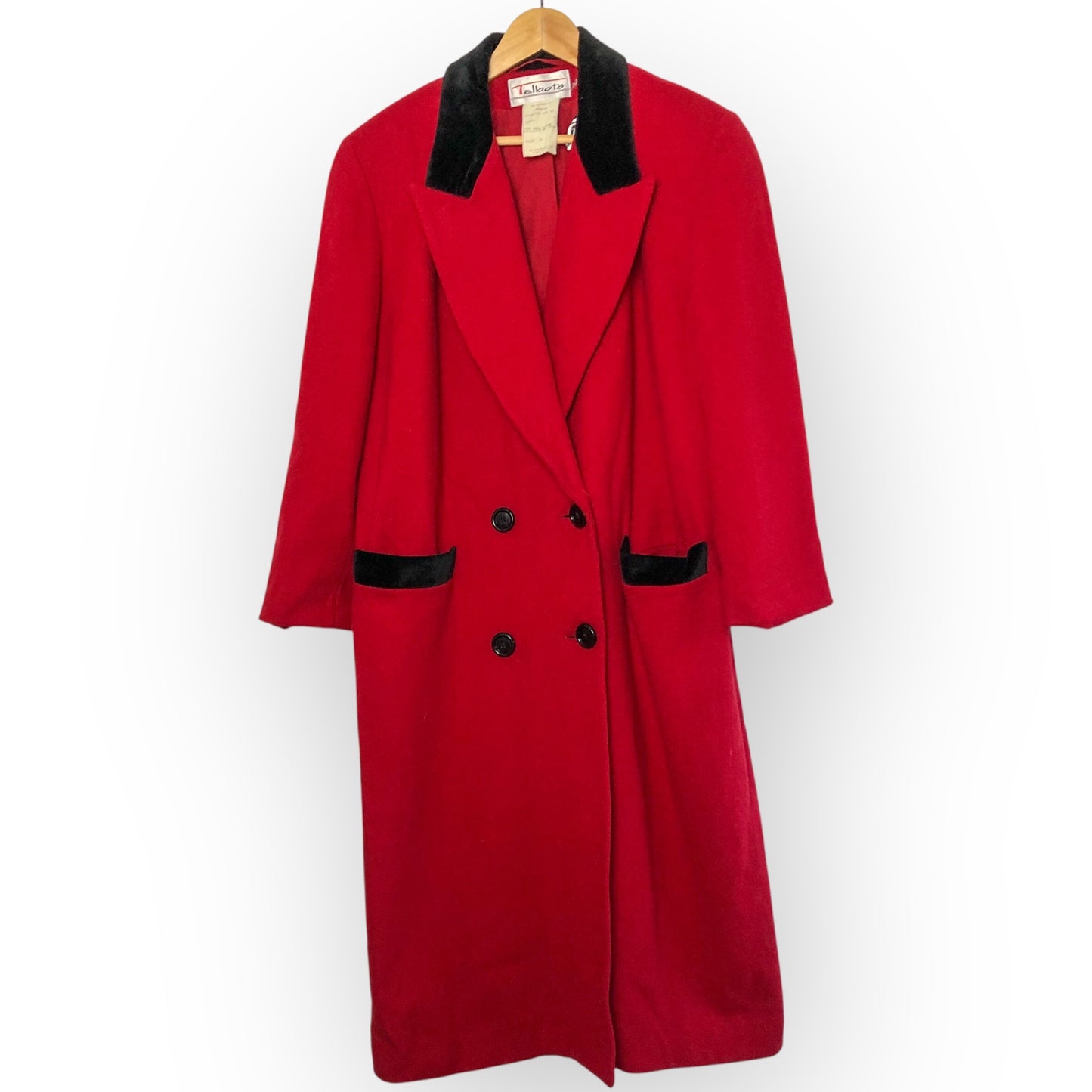 80’s Talbots Red Wool Trench Coat (L)
