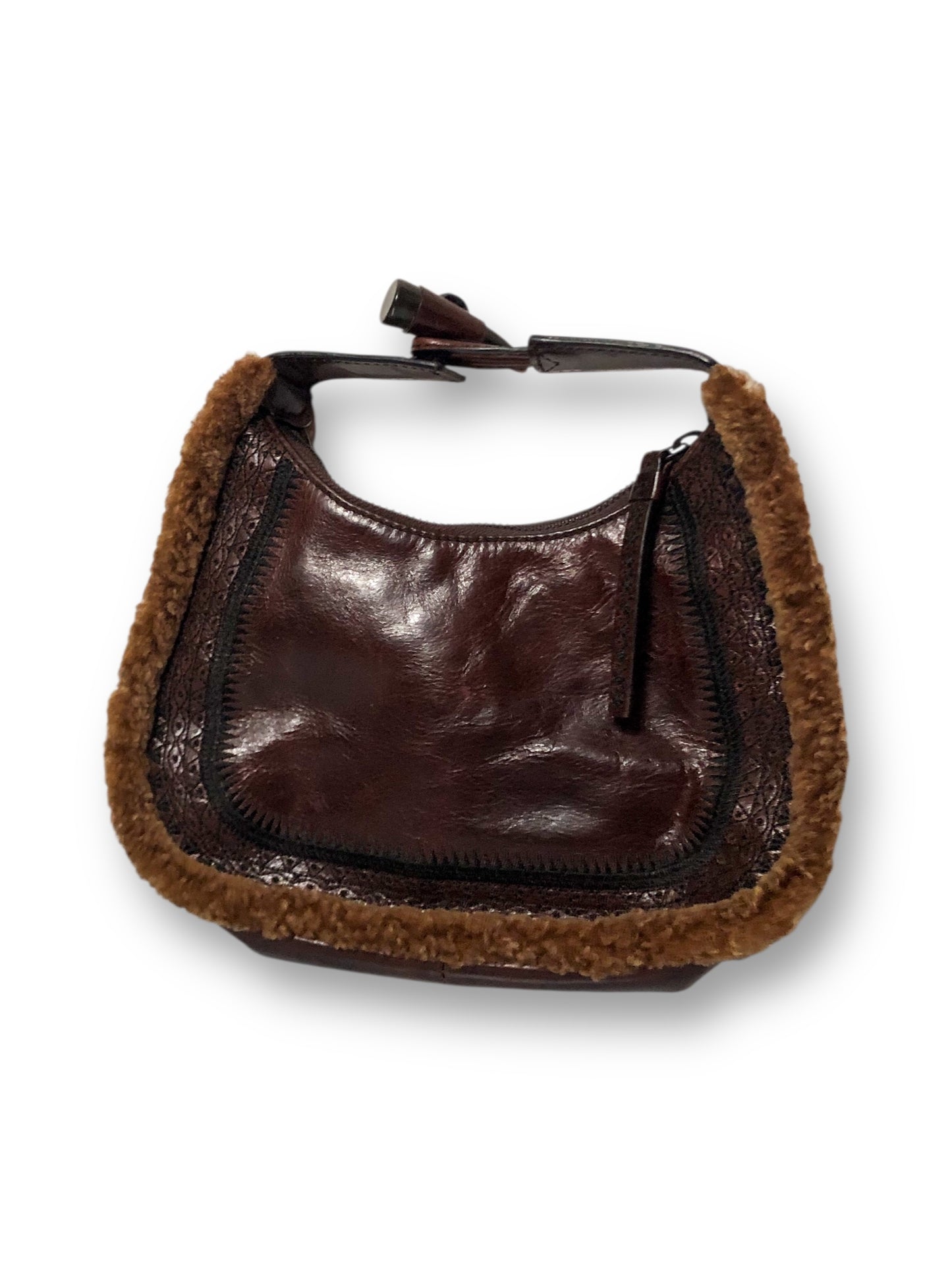 Vintage Cole Haan Brown Leather Mini Purse