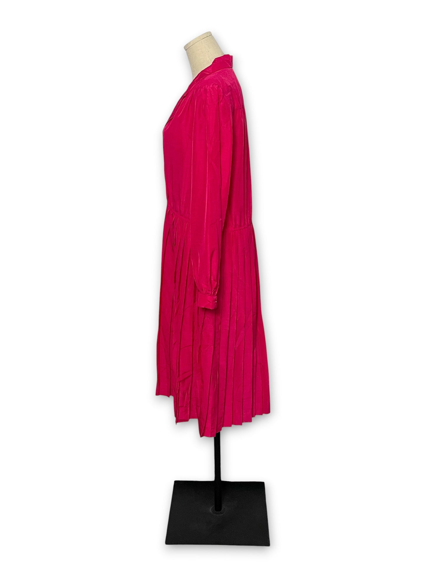 80’s Hot Pink Shirt Dress (XL/1X)