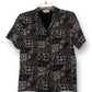 90’s Briggs Gray Patterned Blouse (M)
