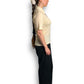 60’s/70’s White Retro Knit Shirt (M)