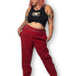 Y2K Joanna Red Faux Suede Pants (3X)