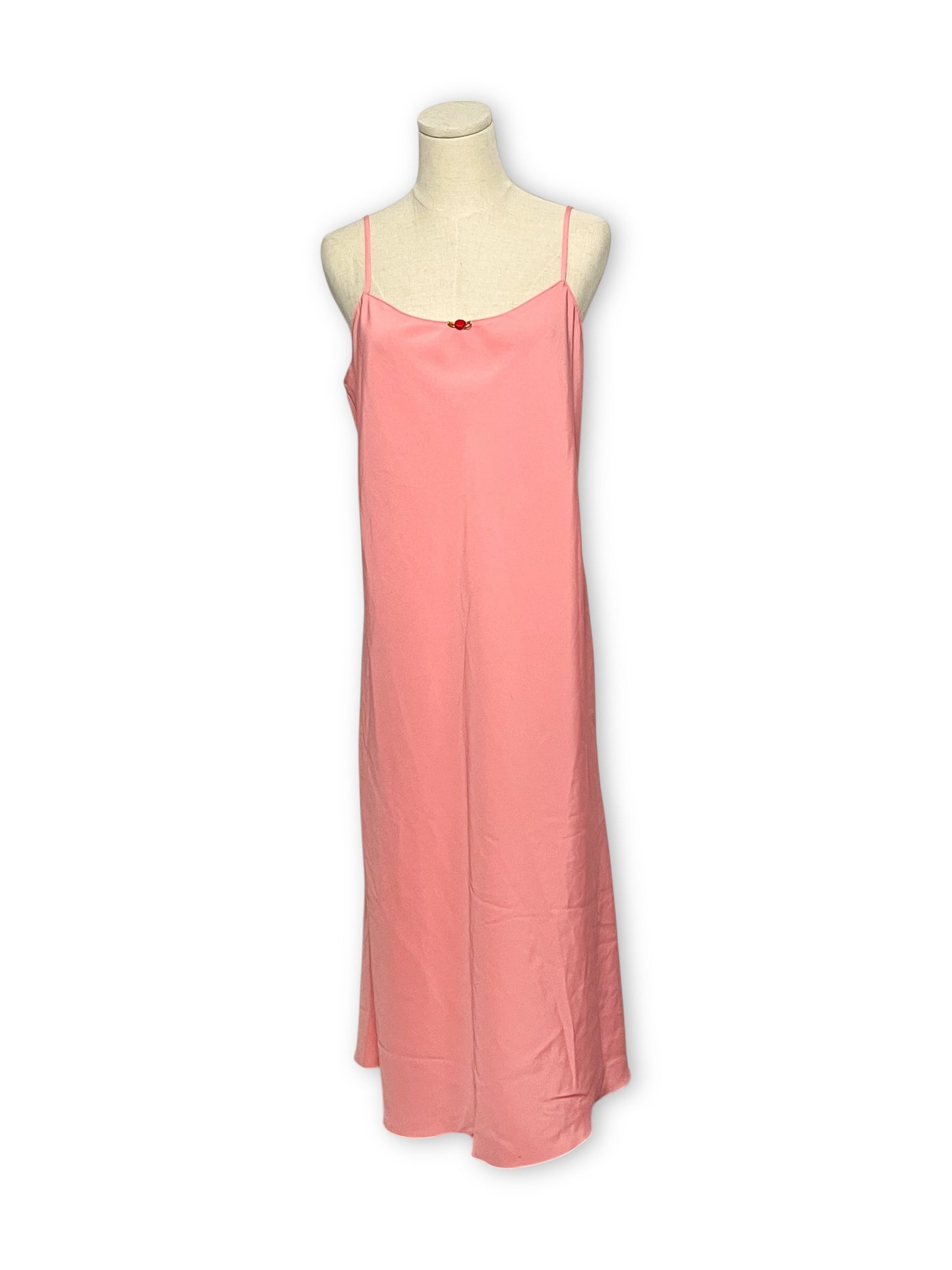 90’s/Y2K Peach Slip Dress (L)