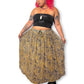 90’s Basic Editions Animal Print Checkered Midi Skirt (L/XL/2X/3X)