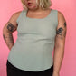 90's/Y2K Mint Green Top (L)