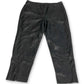 90’s/Y2K Venezia Black Leather Pants (1X)