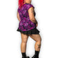 Y2K Style & Co Purple Floral Top (3X)