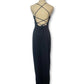 90’s Black Slinky Maxi Dress (XS/S)