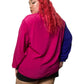 80’s/90’s S.G. Sport Retro Colorblock Blouse (2X)